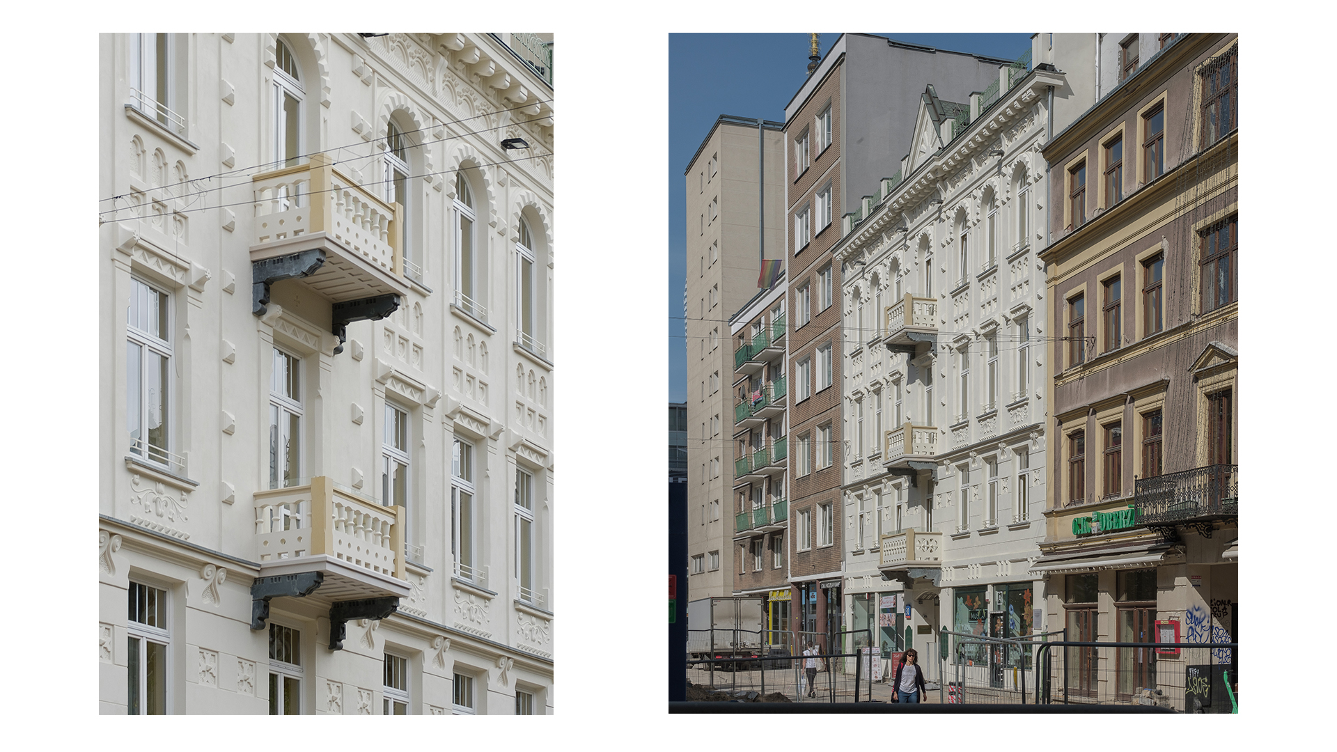 photo facade elewacja fasada zdjęcie architektoniczny kamienica chmielna 30